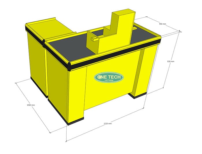 Quầy tính tiền Quảng Nam 1m2