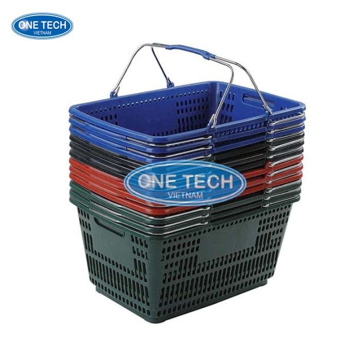 One Tech: Đơn vị cung cấp giỏ nhựa siêu thị Quảng Nam 